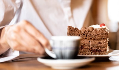 Bei einem Stückchen hausgemachtem Kuchen im Gasthaus Löwen entspannen