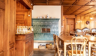 Die gemütlichen alten Stüble im Gasthaus Löwen laden zum verweilen ein.