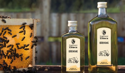 Löwen Honigschnaps mit heimischem Bienenhonig verfeinert