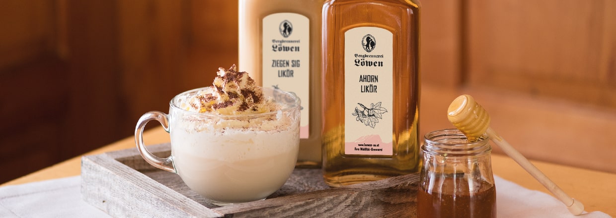 Rezept Süßer Genuss | Mit Löwen Ahorn Likör und Ziegen Sig